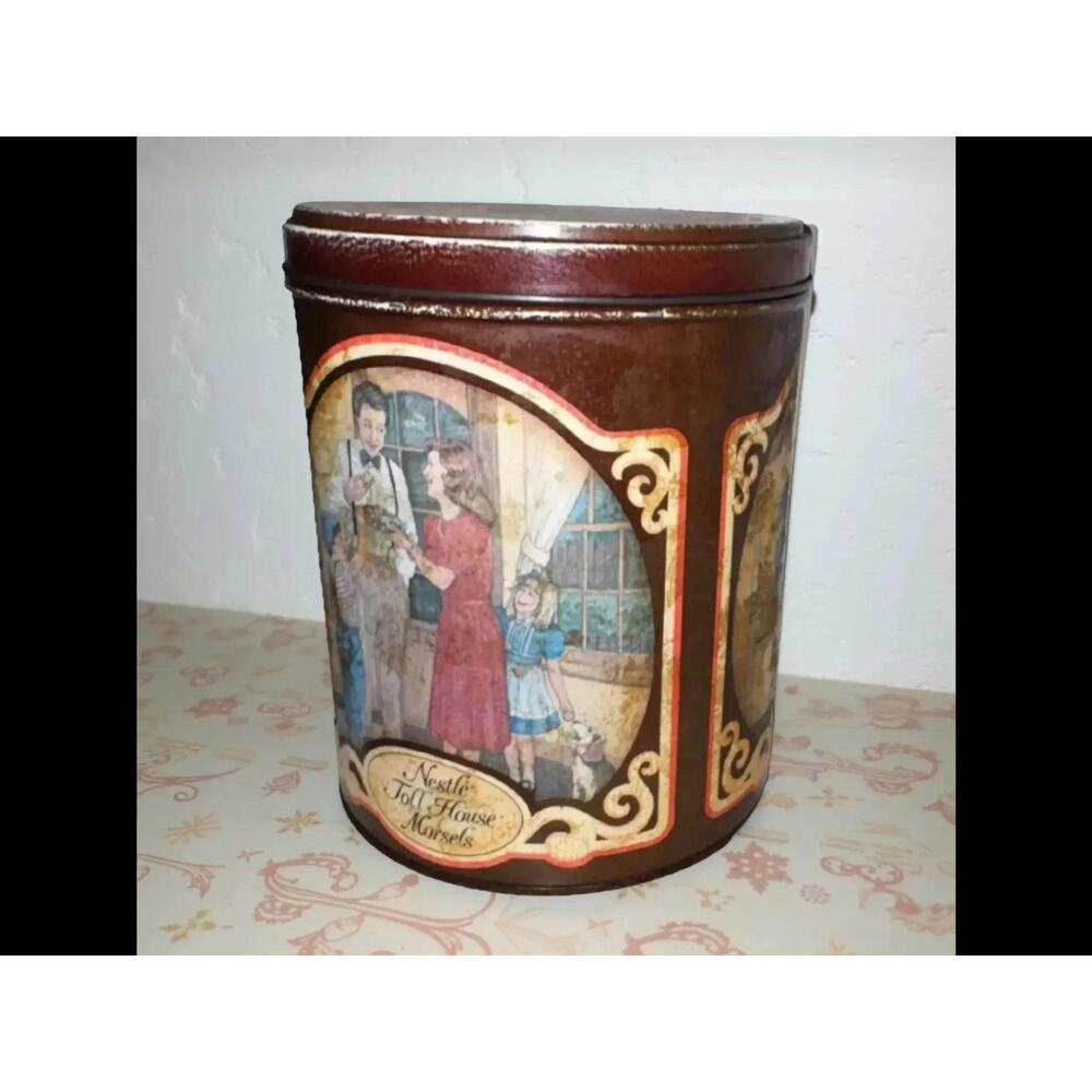 Vintage Nestlé Toll House Cookie Tin - 50th Anniversary Edition